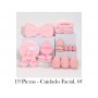 Conjunto de diadema para el cabello de 19 piezas cuidado facial
