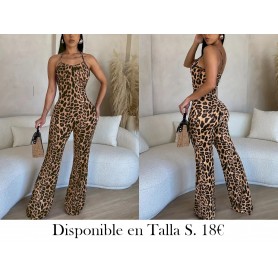 Traje de mujer con estampado de leopardo ENTERIZO LEOPARDO