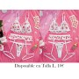Conjunto de Lencería Sexy con Labios Rojos LENCERIA BLANCA