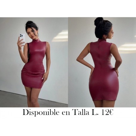 Vestido mini de mujer sexy y vintage VINO