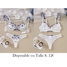 Conjunto de lencería elegante LENCERIA BLANCA