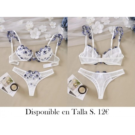 Conjunto de lencería elegante LENCERIA BLANCA