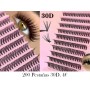 Kit de extensión de pestañas DIY con 200 pestañas individuales pestañas 30D