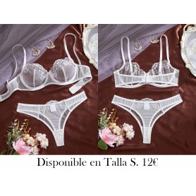 Llegada Nueva: Conjunto de Lencería LENCERIA BLANCA