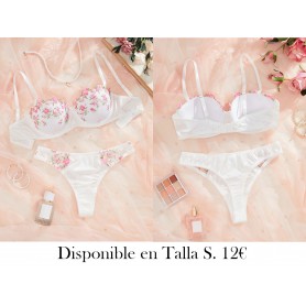 Conjunto de lencería elegante LENCERIA BLANCA