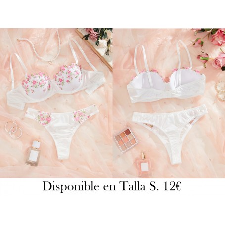 Conjunto de lencería elegante LENCERIA BLANCA