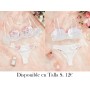 Conjunto de lencería elegante LENCERIA BLANCA