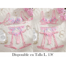 Nueva colección de lencería de mujer LENCERIA ROSA