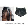 1 pieza de falda corta de piel sintética negra FALDA NEGRA LENCERIA