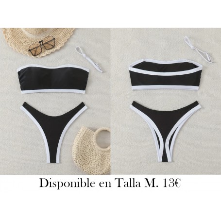Conjunto de bikini elegante para mujer BIKINI NEGRO LENCERIA NEGRA