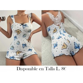 Mono de Pijama para Mujer con Estampado PIJAMA MARIPOSAS