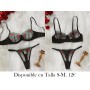 Conjunto de lencería sexy para mujer LENCERIA NEGRA