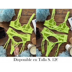 2024 Nuevo Producto Transfronterizo Sexy LENCERIA VERDE
