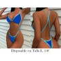 Traje de Baño Sexy Sin Espalda LENCERIA AZUL BIKINI AZUL