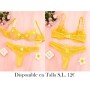 Conjunto de lencería sexy para mujeres LENCERIA AMARILLA