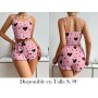 Conjunto de pijama de mujer con estampado PIJAMA LIL PIJAMA CORAZONES