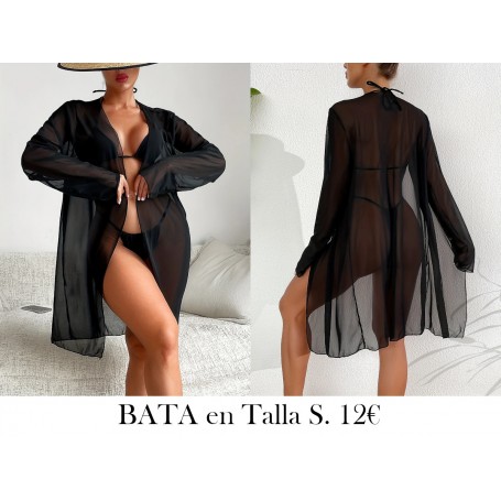 Camisa de Mujer BATA NEGRA