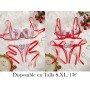 Conjunto de Sujetador para Mujer CONJUNTO LENCERIA ROJA