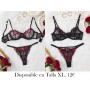 Conjunto de lencería de encaje  LENCERIA NEGRA