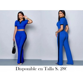 Conjunto de dos piezas para mujer CONJUNTO AZUL