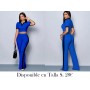 Conjunto de dos piezas para mujer CONJUNTO AZUL