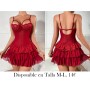 Vestido de encaje sensual para el Día de San Valentín LENCERIA VINO VESTIDO