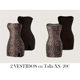 Vestido de Estampado de Leopardo 2 VESTIDOS