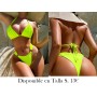 Nuevos trajes de baño de bikini con tirantes BIKINI VERDE