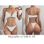 Conjunto de Sujetador y Bikini LENCERIA BLANCA