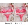 Conjunto de Sujetador para Mujer LENCERIA ROSA
