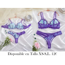 Brasieres y Ropa Interior  Conjuntos de Sujetadores LENCERIA MORADA