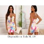Vestido Corto de Verano con Estampado VESTIDO COLORES