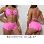 Traje de tanquíni de moda BIKINI ROSA