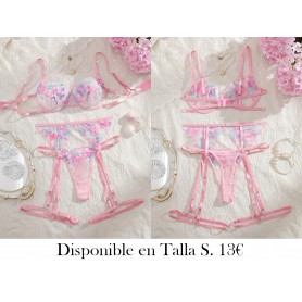 Nueva colección de lencería de mujer LENCERIA ROSA