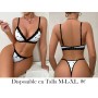 1 Juego de ropa interior sexy para mujer LENCERIA BLANCA