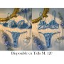 Primavera y verano conjunto de ropa interior CONJUNTO LENCERIA AZUL