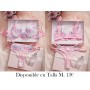 Conjunto de 2 piezas de ropa interior para mujer CONJUNTO LENCERIA ROSA