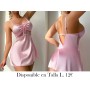 Conjunto de Camisón Romántico y Dulce PIJAMA ROSA