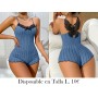 Pijama de Una Pieza Grande PIJAMA AZUL ENTERIZO MARIPOSA