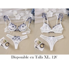 Conjunto de lencería elegante LENCERIA BLANCA