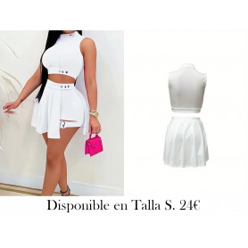 Conjunto de 2 piezas de verano CONJUNTO BLANCO