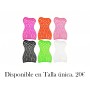 6pcs Conjunto de Body Sexy Sin Tirantes 6 MALLAS COLORES