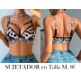 Sujetador de mujer con estampado de leopardo SUJETADOR LEOPARDO LENCERIA LEOPARDO