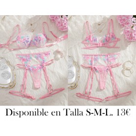 Nueva colección de lencería de mujer CONJUNTO LENCERIA ROSA