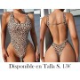Traje de baño de una pieza con estampado de leopardo TRAJE DE BAÑO ENTERIZO LEOPARDO