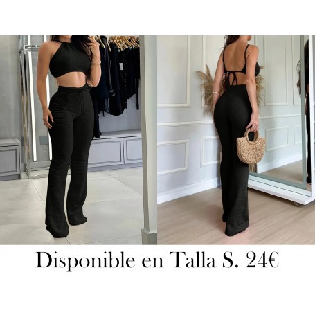 Conjunto de 2 piezas para mujer CONJUNTO NEGRO
