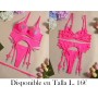 Conjunto de lencería elegante y oscura CONJUNTO LENCERIA FUSCIA