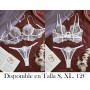Conjunto de Lencería Sexy de Encaje del Bosque CONJUNTO LENCERIA BLANCA