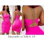 Vestido ajustado de mujer VESTIDO FUSCIA
