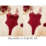 Body de Encaje Bordado con Flores en Rojo BODY LENCERIA VINO BODY VINO